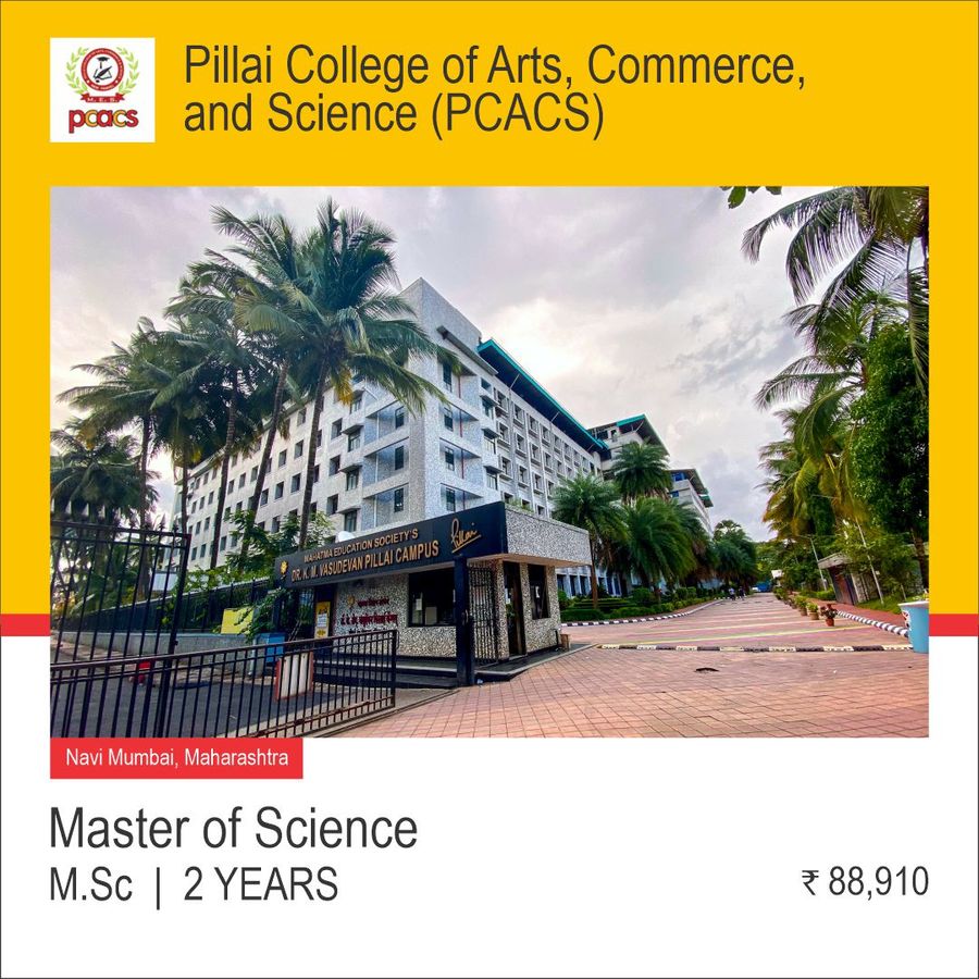 Master of Science [M.Sc] (IT) at Pillai College of Arts, Commerce, And Science, Mumbai